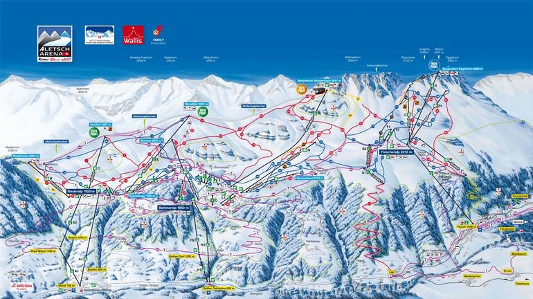 skigebied Aletsch arena